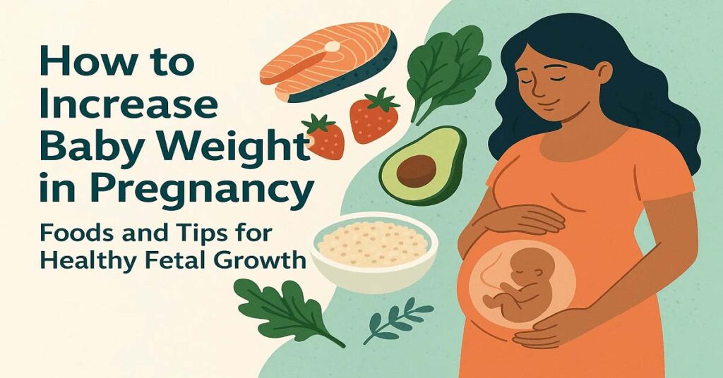 How to Increase Baby Weight in Pregnancy