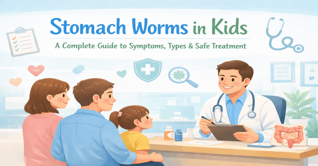 Stomach Worms in Kids - A Complete Guide to Symptoms, Types & Safe Treatment