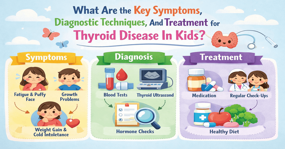 What Are the Key Symptoms, Diagnostic Techniques, And Treatment for Thyroid Disease In Kids